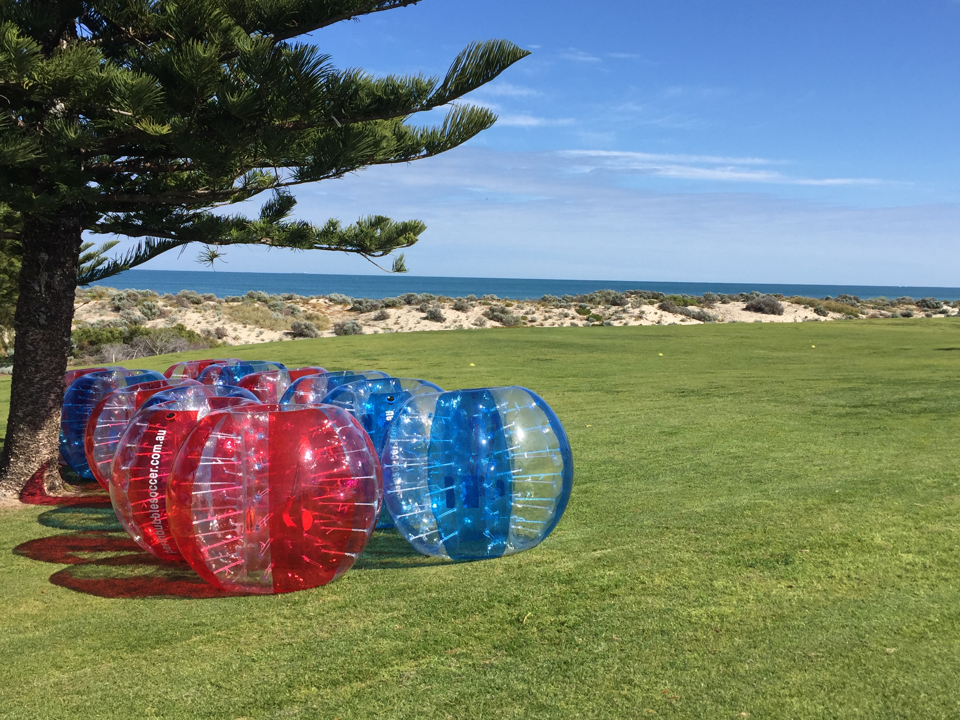 Beach Bubble Soccer